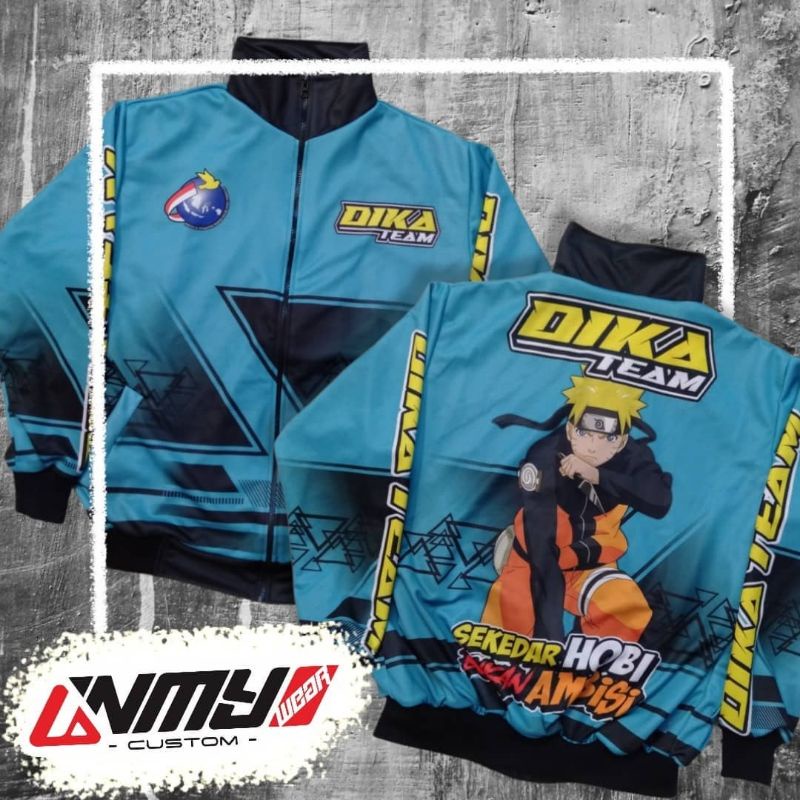 Jaket Printing Custom Racing Balap free Nama
