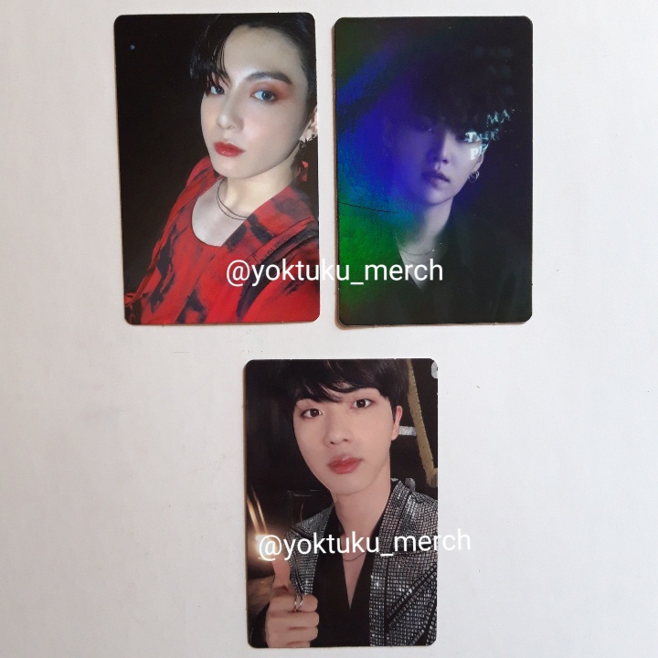 Pc mcp mots Jungkook Jin suga photocard hologram holo route clue mcb concept photobook book
