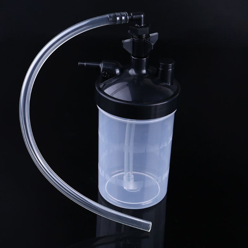 Btsg Professional Bottle High Flow Botol Humidifier Bubbler Oksigen Medis Dengan Selang Panjang Botol Air Serbaguna Por