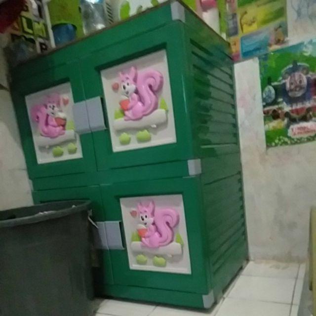 Lemari Plastik Miami 2 Susun