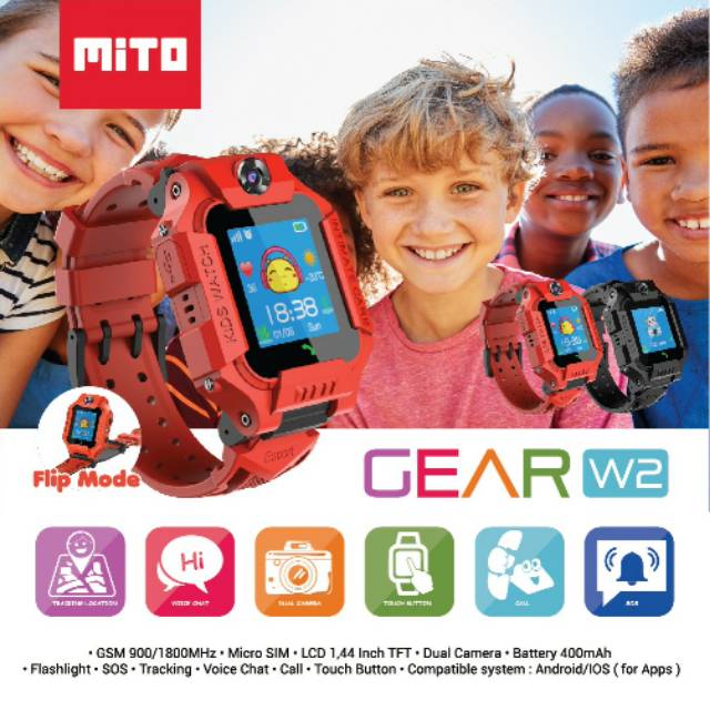 MITO GEAR W2 TRACKING VOICE CHAT SIMCARD CAMERA