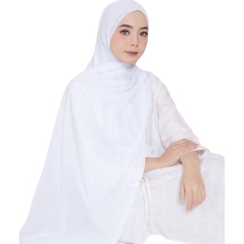 HIJAB PASHMINA DIAMOND CREPE / SABYAN JAHIT TEPI PASMINA JILBAB KERUDUNG POLOS MUSLIM-AFIFAH_ID_STORE