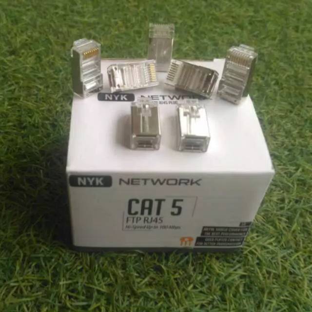 RJ 45 Konektor LAN FTP UTP RJ45 Metal Shield Cat5 Cat5e