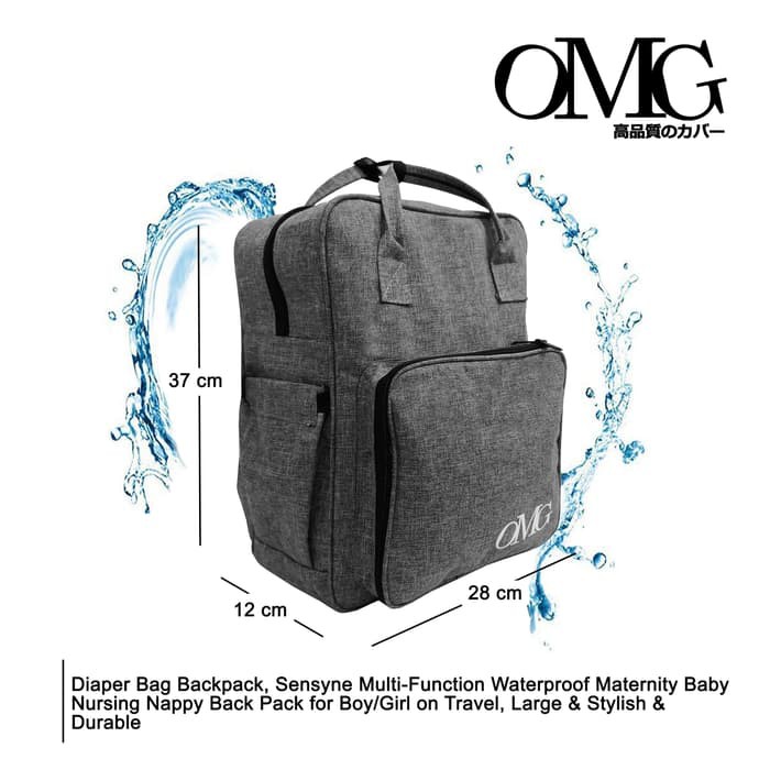 Baby diaper bag tas perlengkapan bayi backpack RANSEL OMG