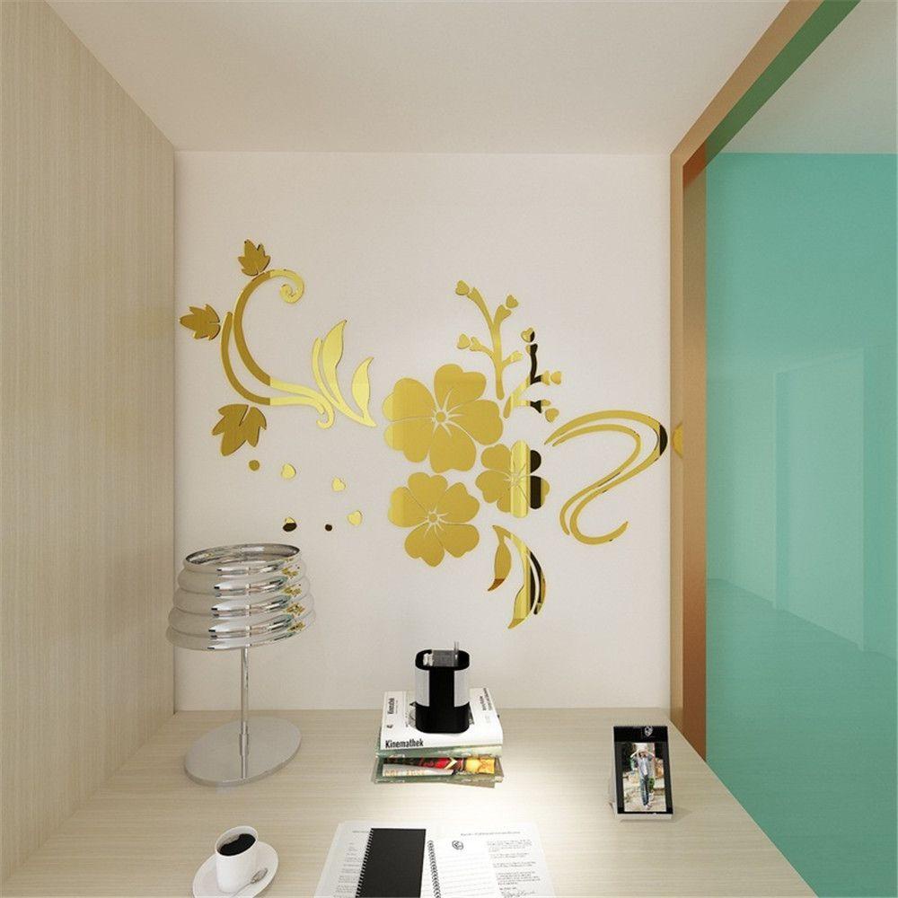 Chookyy Wall Sticker Stiker Ruang Tamu Background Dinding Cermin