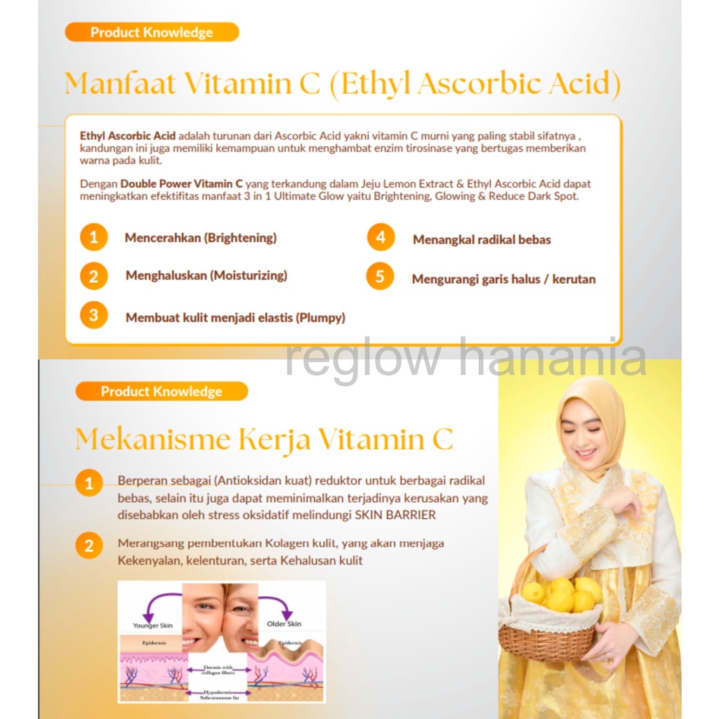 Sheet Mask Reglow 3in1 Ultimate Glow dr. Shindy skincare masker wajah lembaran glowing