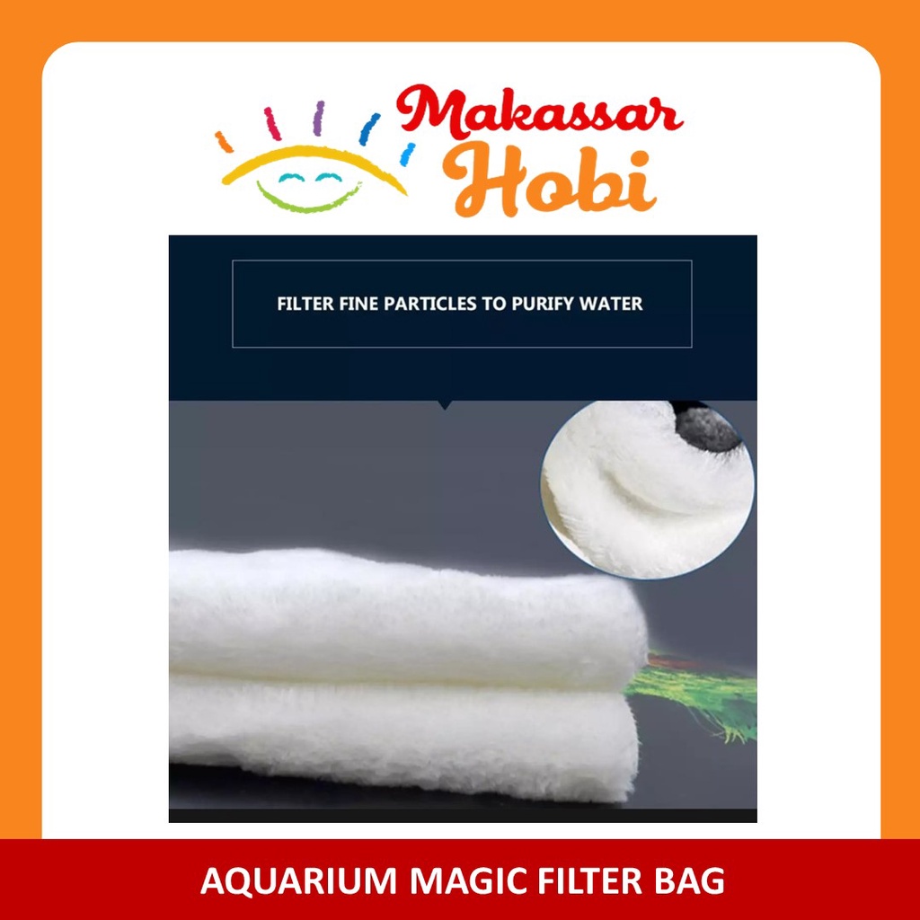 Aquarium Magic Filter BAG Blanket Cotton Jaring Waring Media Akuarium