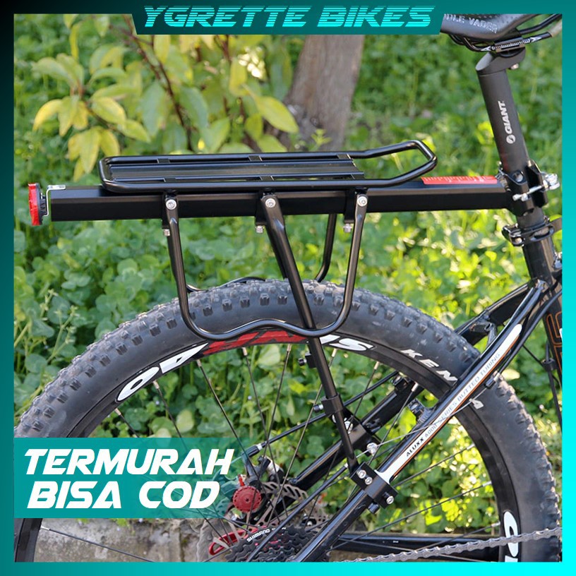 YGRETTE - DEEMOUNT Rak Belakang Sepeda BiKE Luggage Carrier Quick Release Pannier Bagasi Boncengan