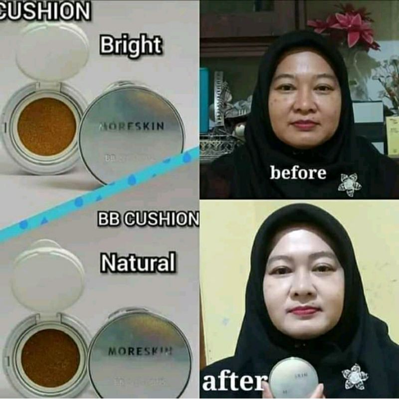 Moreskin BB Cushion NASA Bedak Wajah Glowing BPOM