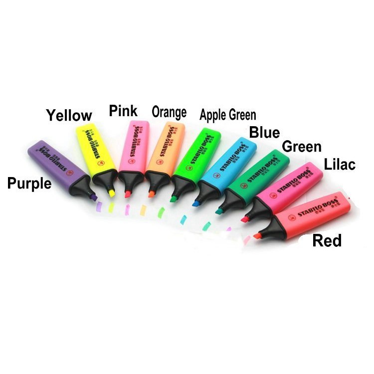 

Stabilo Boss Highlighter Original Warna | TEXTLINER TEXTMARKER