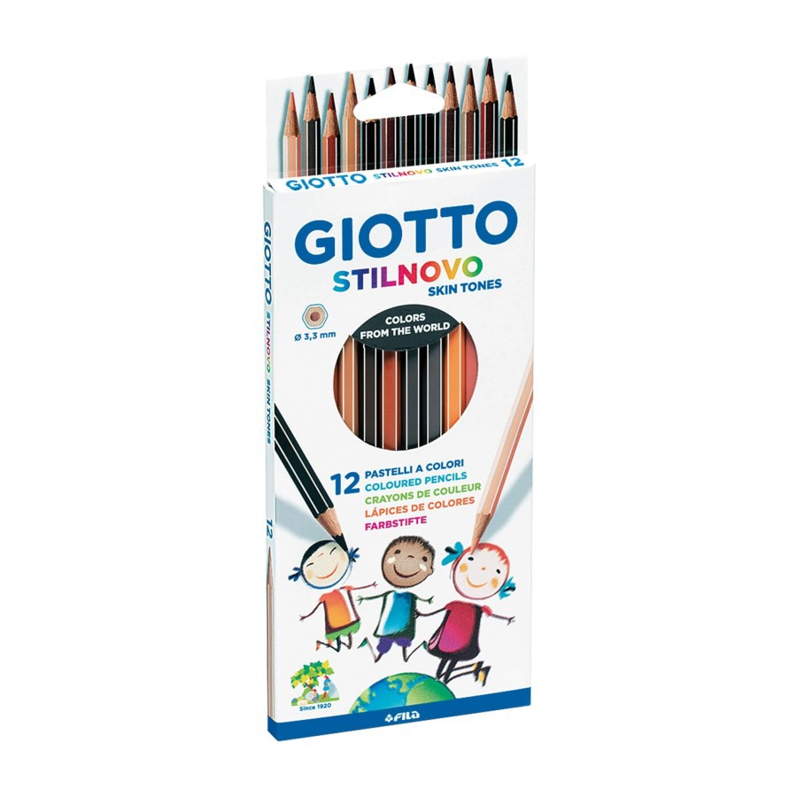 

GIOTTO STILNOVO SKIN TONES CARDBOARD 12 COLORS