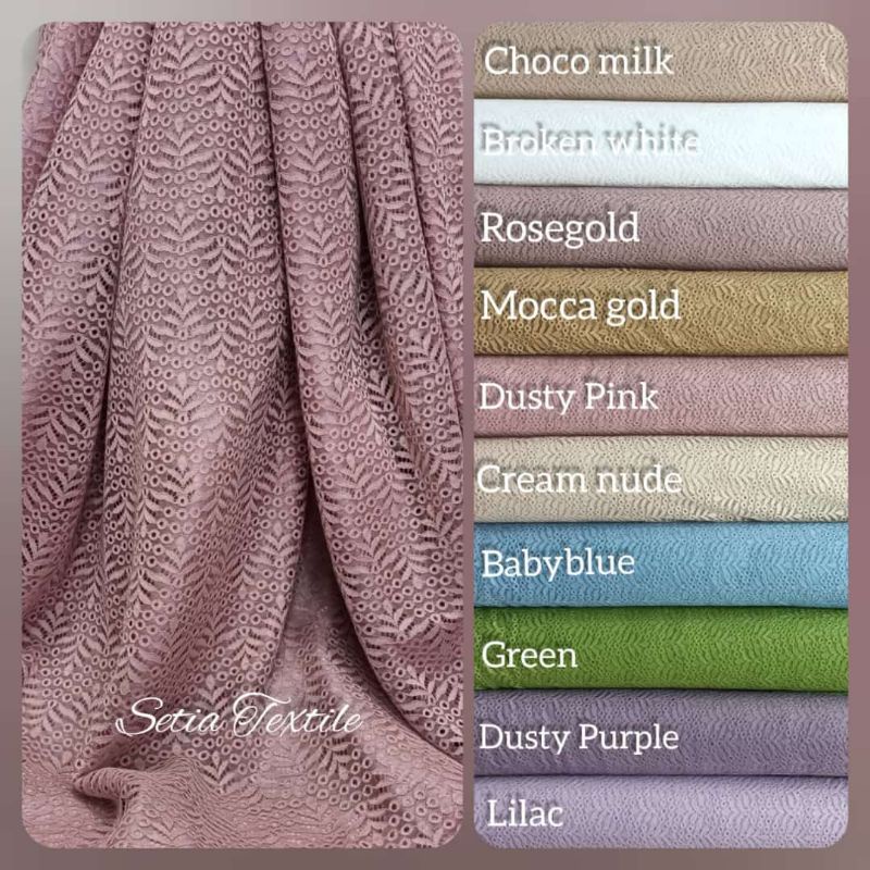 (SetiaTextile) Brokad/ Brukat Cord Non Glitter