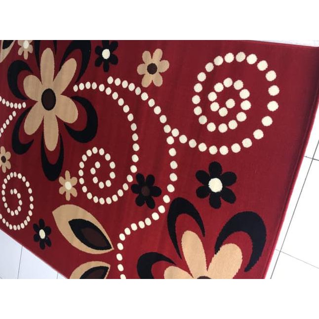 ｀ FPY karpet permdani kode  ukuran  bordeaux ≛