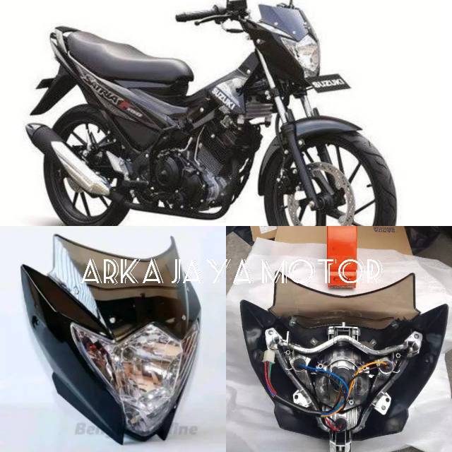 Batok dan lampu reflektor satria fu fl