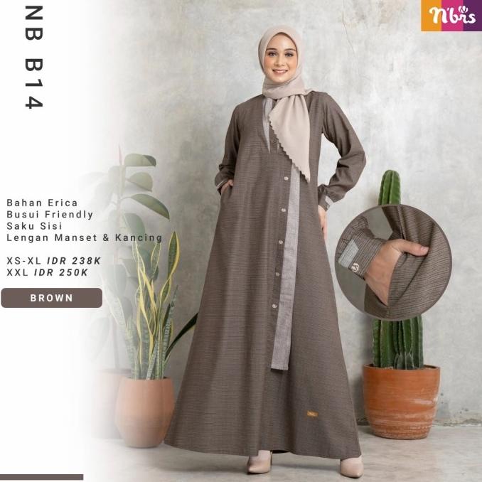 Gamis Nibras Nb B14 Edisi Terbaru 2021 Gamis Dewasa Muslimah