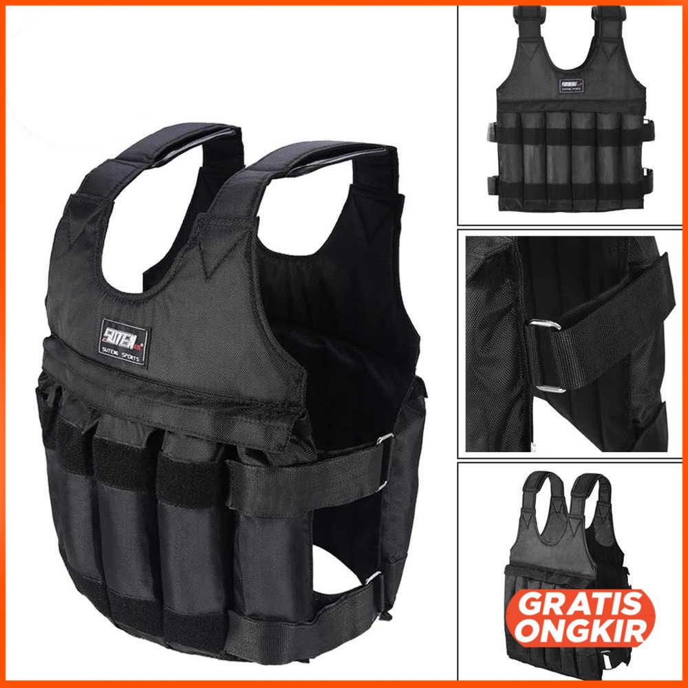 Rompi Pemberat Latihan Lari Weighted Vest Beban 20kg - 907