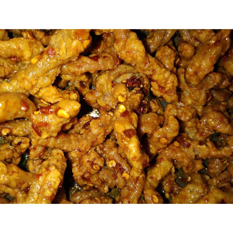 

KERIPIK USUS CRISPY KRIUK CIKRUH ORIGINAL & PEDAS JERUK GURIH JAJANAN CEMILAN KERUPUK KRISPI RENYAH