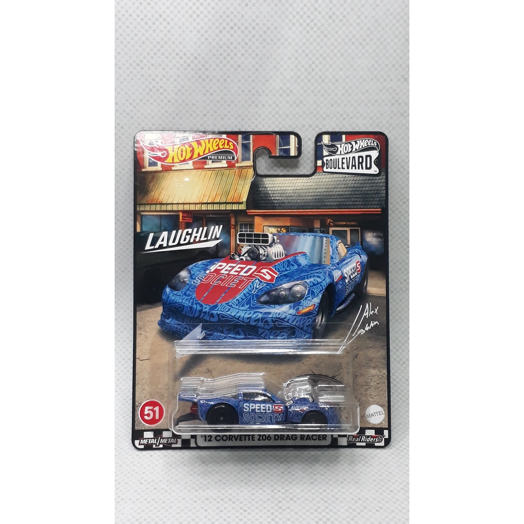 HotWheels hot Boulevard mix L 12 Corvette Z06 Drag Racer