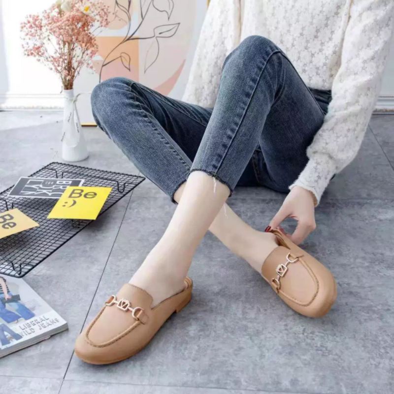 Sepatu Fliptop Fashion Korea Jsm Aksen V Import high Quality S2