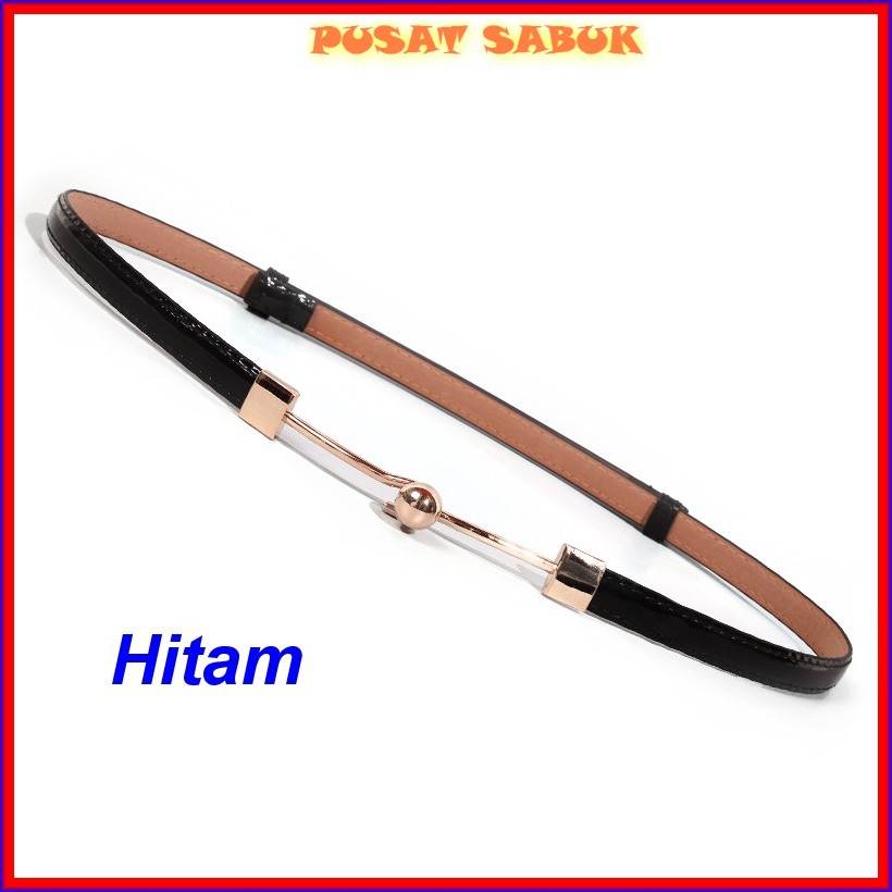 Ikat Pinggang Wanita Kulit Kecil Gesper Tali Korea Women Belt Fashion pesta Sabuk Cewek Karet Murah