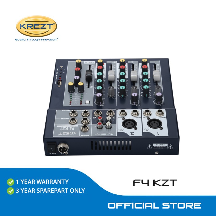 PROFESSIONAL AUDIO MIXER KREZT F4 KZT