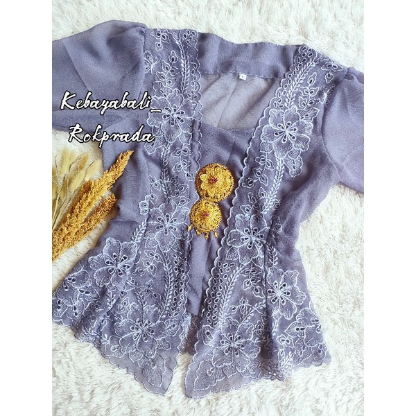 KEBAYA BORDIR ENCIM LENGAN PENDEK