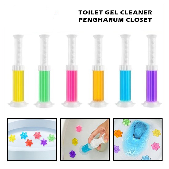 SUNTIKAN GEL PENGHARUM CLOSET WC / GEL PEMBERSIH TOILET / FRAGRANCE GEL TOILET CLEANER