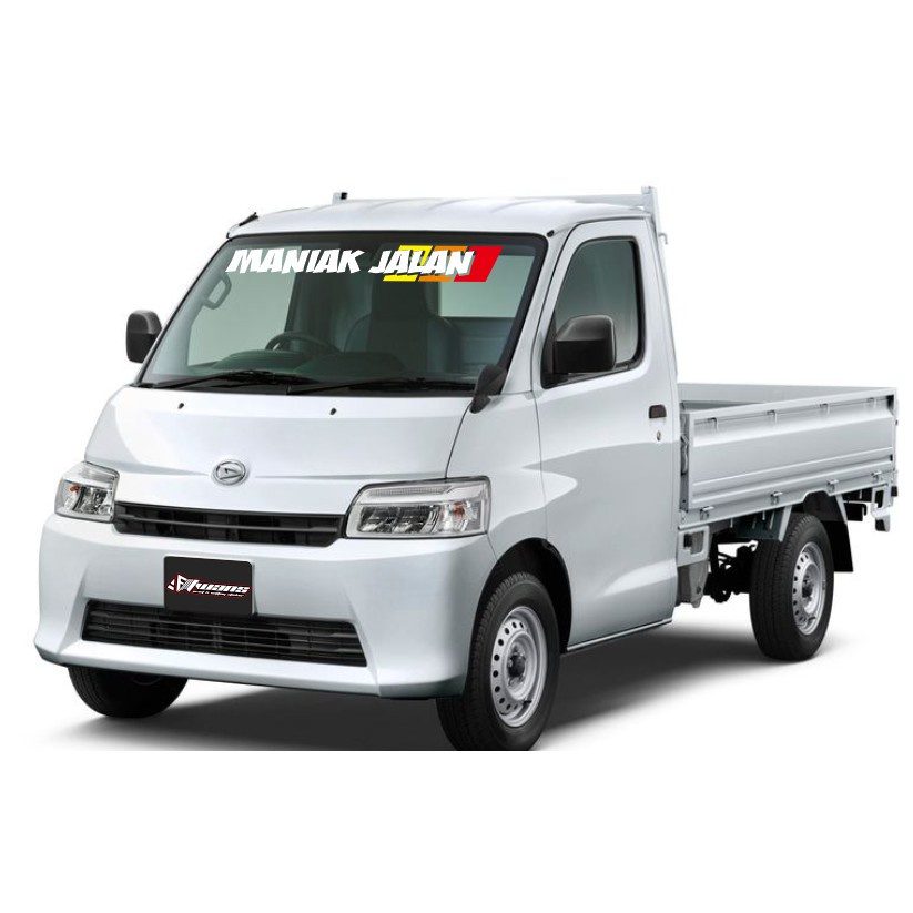 cutting sticker kaca depan pick up mobil truk terbaru