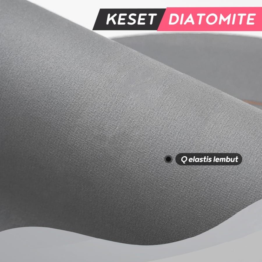 ❤️ SUHU ❤️ KESET KAKI KAMAR MANDI DIATOMITE ANTI SELIP NYERAP AIR CEPAT KERING MOTIF OVAL PERSEGI