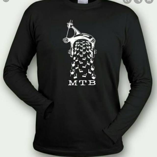 Kaos lengan panjang SEPEDA GUNUNG Tshirt