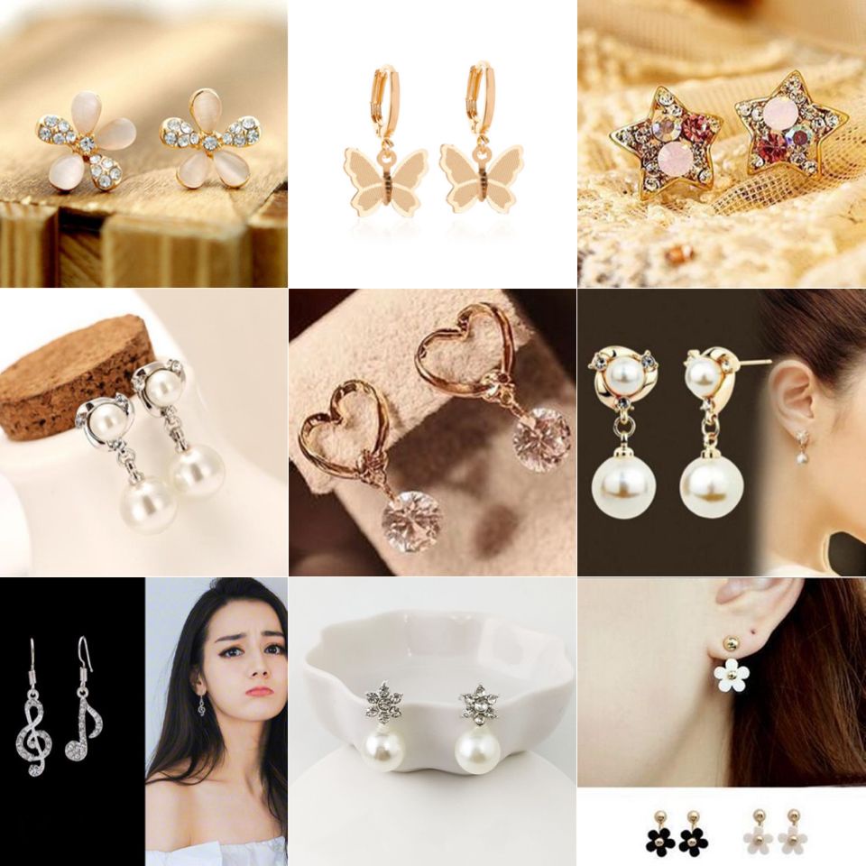 Anting Giwang Korea Mini Elegant Viral Model Terbaru