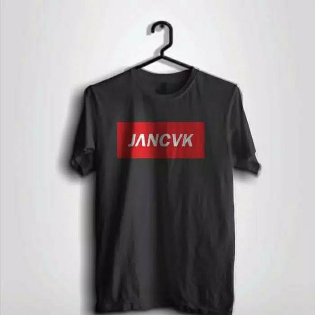 Kaos Tshirt Baju Obral Murah Combed 30S Distro Jancuk SUPREME STYLE Jancok polos custom Surabaya