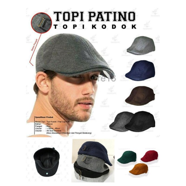 Topi kodok | topi pelukis | topi seniman |topi maher zein / topi copet /topi baseball /topi flatcap