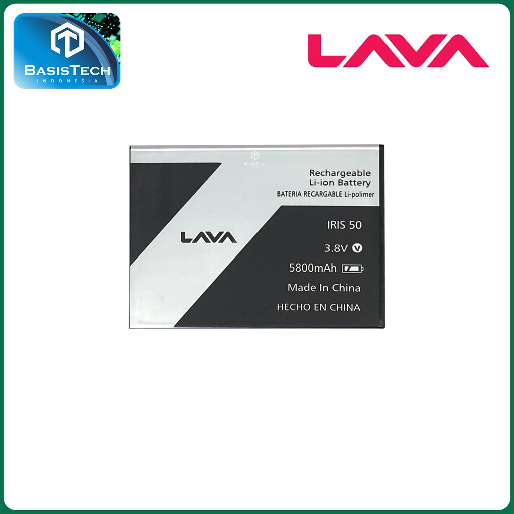 BATERAI LAVA IRIS 50 - LBI12000025 - ORI99 GOOD QUALITY