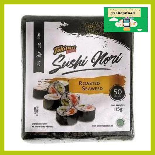

5Yer67R- Tokinori Sushi Nori Halal Rumput Laut Sushi Korea Kimbab 50 Lembar T7Rty67-