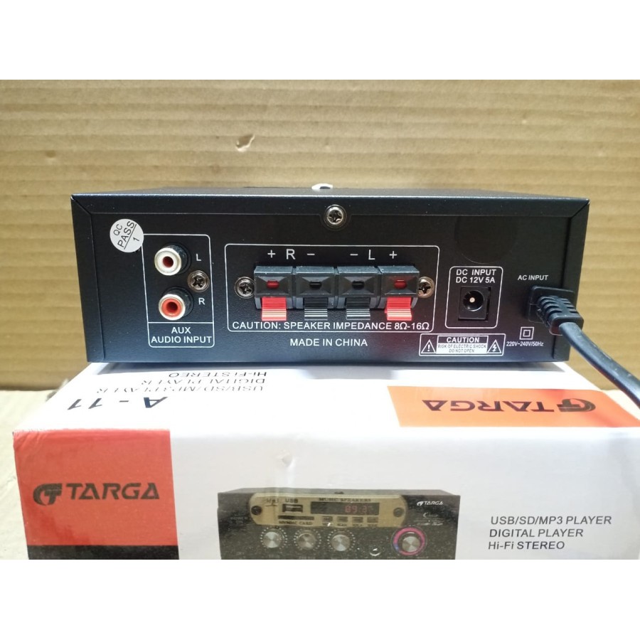 AMPLIFIER TARGA A-11 BLUETOOTH USB AMPLI MINI TARGA A 11