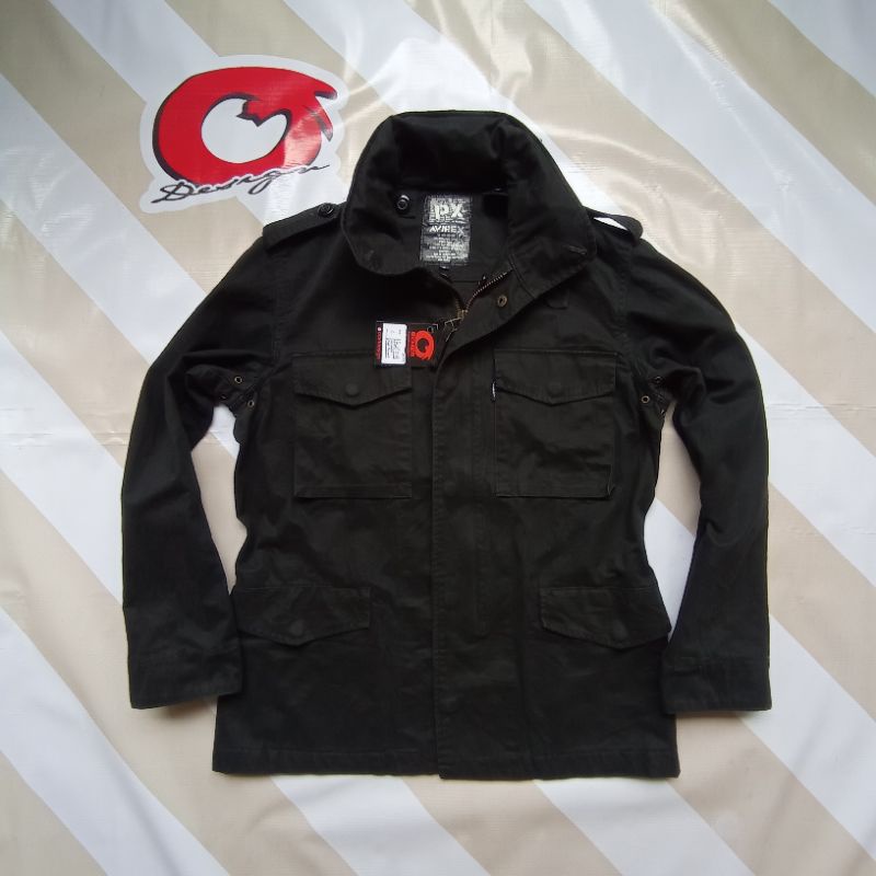 jaket parka m65 avirex soft denim army style