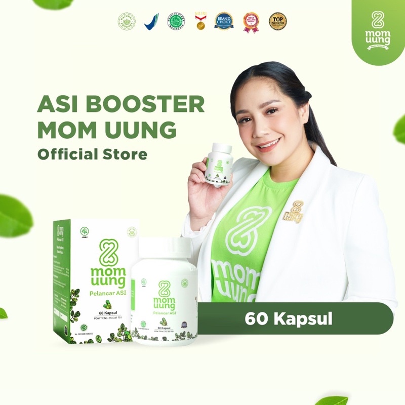 Mom Uung Asi Booster Grosir 60 caps Mom uung pelancar asi