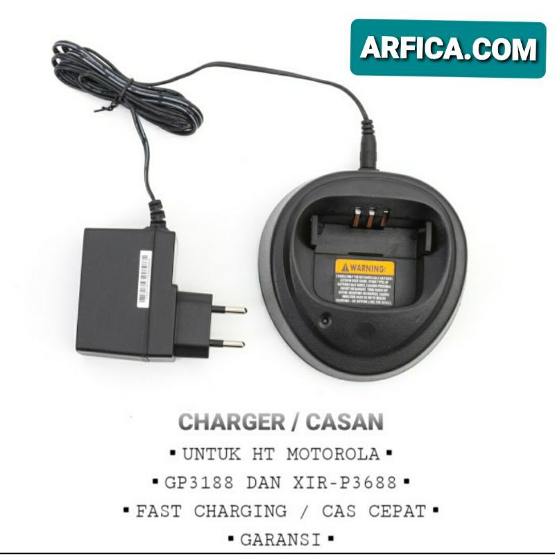 CAJER HT MOTOROLA GP3188 CHARGER GP3188 XiR P3688