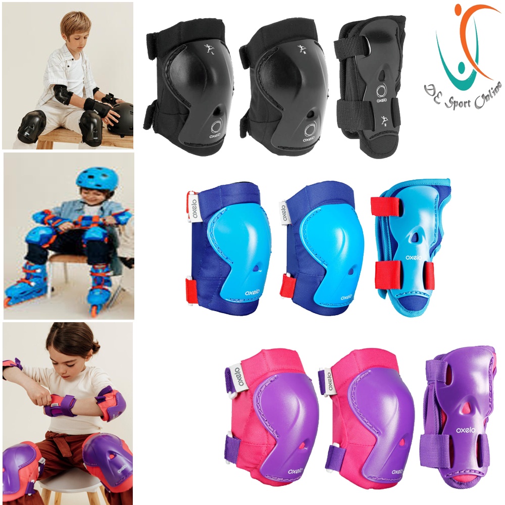 DEKKER SEPATU RODA SKATEBOARD SKUTER PRODUK IMPORT SET PROTECTOR ORIGINAL OXELO