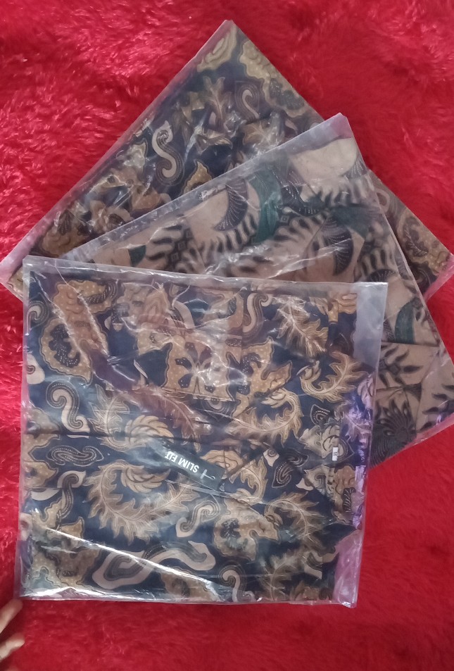 Baju Batik Pria Slimfit Modern Lengan Panjang Ob 514