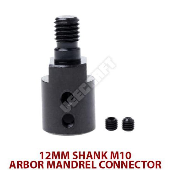 New Shank 12Mm M10 Arbor Mandrel Connector /Drill Grinder Connecting Rod