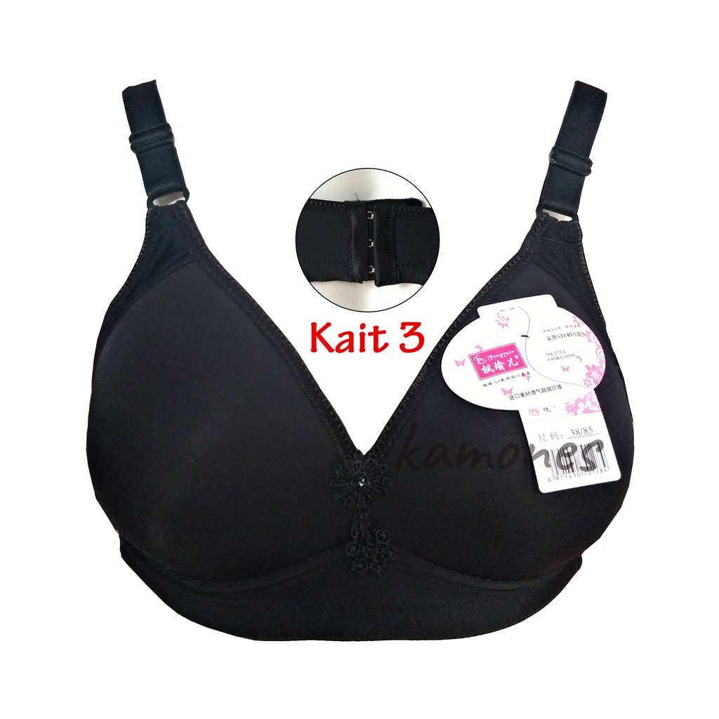 Jual BRA TANPA KAWAT FULL CUP BUSA SEDANG BH KAIT 3 BIG SIZE Shopee