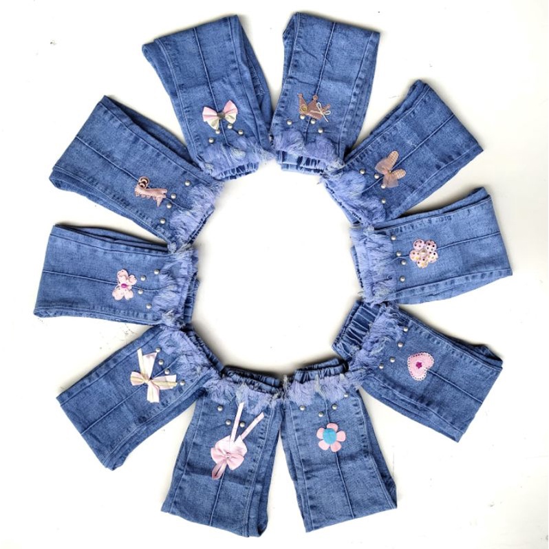 Celana Panjang Jeans Import Anak Perempuan Cewek 2-6 Tahun Mutiara Rawis