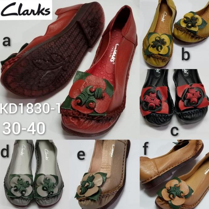 FLAT SHOES 1830-1 Sepatu clarks wanita/sepatu kulit wanita/clarks original/clarks