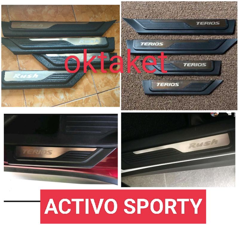 sillplate samping all new Rush Terios  2018 2020 2021 2022 gr sport activo sporty