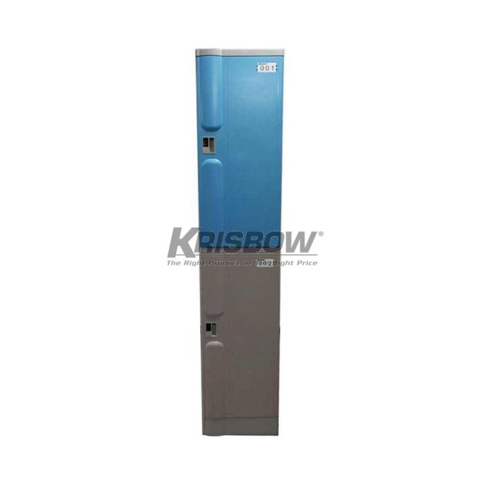 Abs Locker 2 Doors Blue And Grey Krisbow 10196070