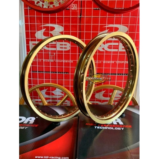 Velg TDR WX Shape Titanium Brown 1.60/1.85 Set Ring 17 Velg TDR WX Shape Set 1.60/1.85 Brown