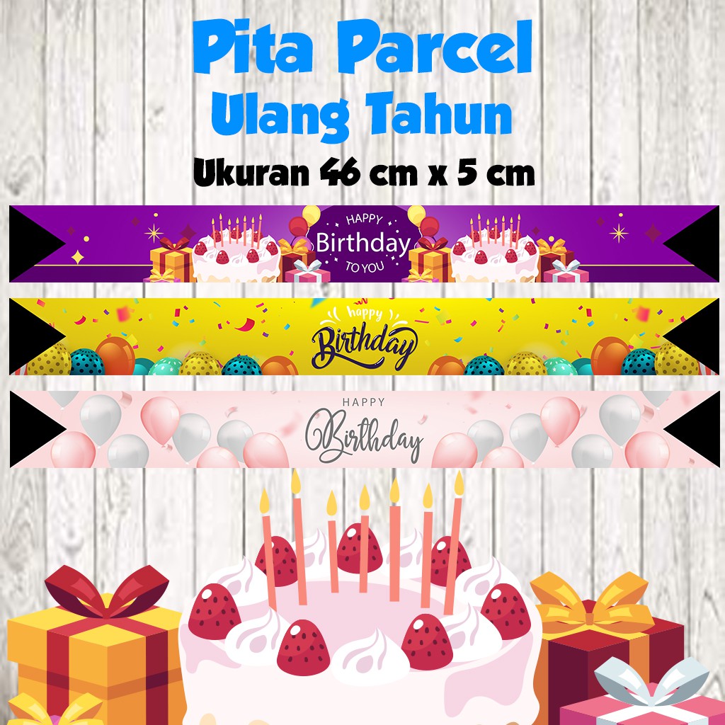 

Pita Parcel Happy Birthday (12 pcs)