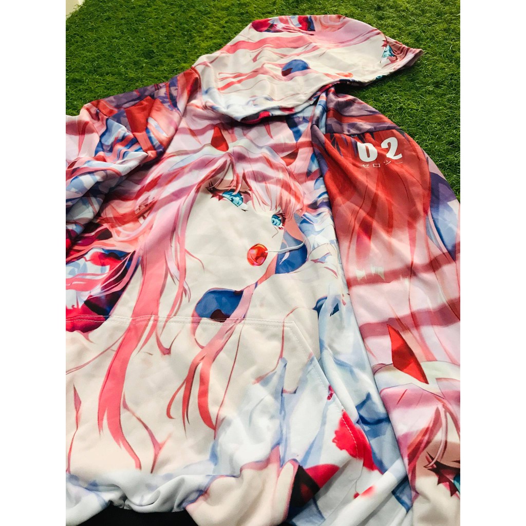 Hoodie Zero Two Lolipop Fullprint Adidaspoly